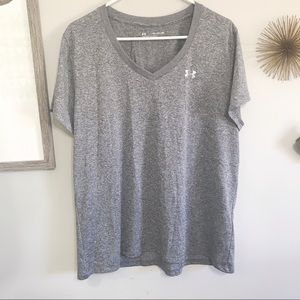 Under Armour Grey heat gear tee 2xl